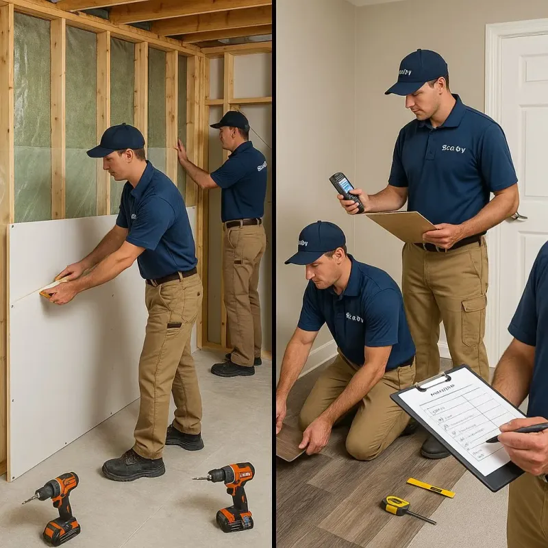Repairs and Reconstruction process in Williamsport, OH